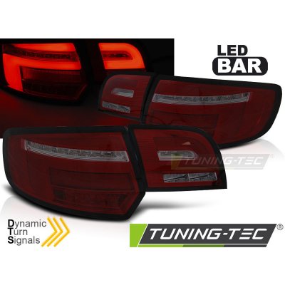 ZADNÍ LED SVĚTLA, SVĚTLOMETY, LAMPY AUDI A3 8P 5D, 2003-2008, LED BAR, SEQ – Hledejceny.cz