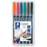 Staedtler Lumocolor 313 6 barev 313 WP6 – Zboží Živě