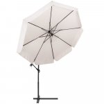 SPRINGOS MALTA GU0045 Zahradní slunečník 290 cm, krémový – Zboží Dáma