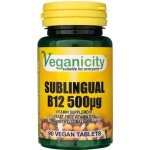 Veganicity vitamín B12 500µg Methylcobalamin 90 vegan tablet – Hledejceny.cz