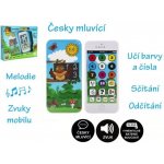 Teddies Naučný mobilní telefon s krytem Moudrá sova plast na baterie – Zboží Dáma