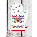 Frobyt Kuchyňská chňapka FOLKLOR, červená, 28x18cm – Sleviste.cz