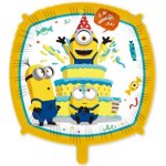 Procos Čtverec Mimoni 43cm fóliový balónek – Zboží Mobilmania