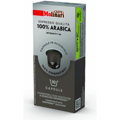 Caffe Molinari Qualitá 100% Arabica 10 ks