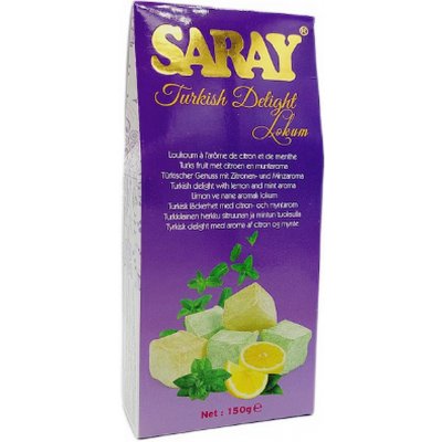 Saray Lemon/Mint Lokum 150 g – Sleviste.cz