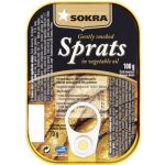Sokra Jemně uzené šproty v rostlinném oleji 100 g – Hledejceny.cz