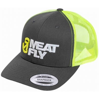 Meatfly Setty Trucker Neon Green / White / Charcoal Šedá – Hledejceny.cz