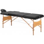 Balance Lux Blackwood Masérské lehátko – černé, dřevěné – Sleviste.cz