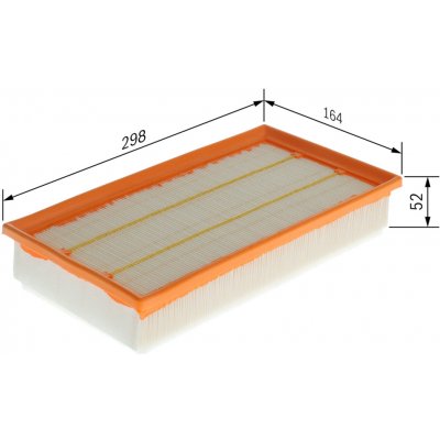 Vzduchový filtr BOSCH 1 457 433 086 (1457433086) – Hledejceny.cz