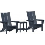 Omaxi 902085 Zahradní lounge nábytek 3 ks Námořnická modrá 38 x 38 x 46 cm – Hledejceny.cz