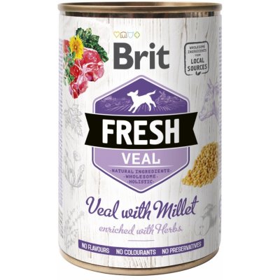 Brit Dog Fresh konz Veal with Millet 400g