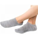 Steven art.130 Natural Merino Wool dámské kotníkové ponožky šedá