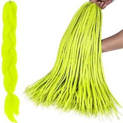 Soulima SYNTETICKÉ VLASY V COPÁNCÍCH neonové – Sleviste.cz