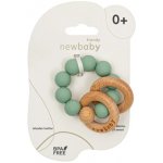 New Baby dětské silikon kousátko s kuličkami zelená – Sleviste.cz