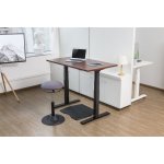 AlzaErgo Table ET2 černý + deska TTE-01 140 x 80 cm lamino kaštan – Sleviste.cz