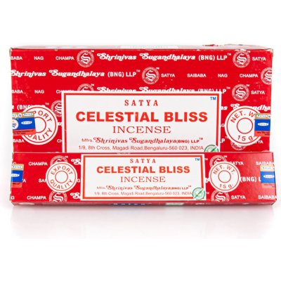 Satya indické vonné tyčinky Celestial Bliss 15 g – Hledejceny.cz
