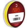 Rybářské lanko Delphin šňůra HERO 4 fluo žlutá 15m 0,16mm 1kg