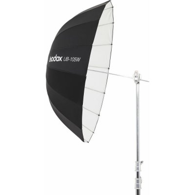 Hluboký bílý parabolický deštník Godox UB-105W (105cm) – Zboží Mobilmania