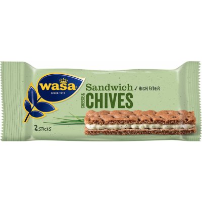 Wasa Sandwich sýr pažitka 37 g – Zboží Dáma