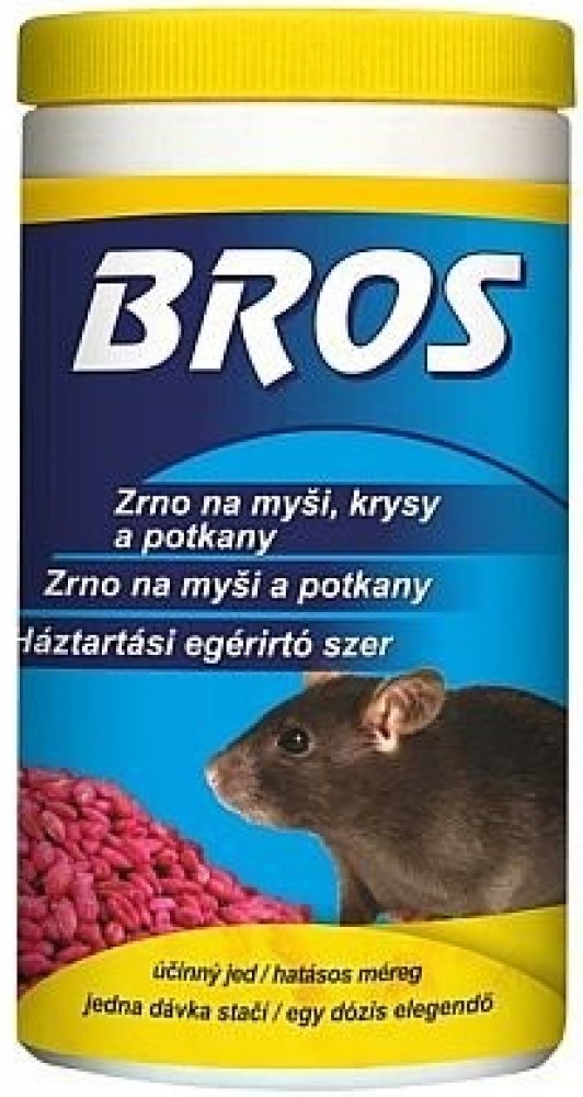 Rodenticid BROS parafínové bloky na myši a potkany 100g | Srovnanicen.cz