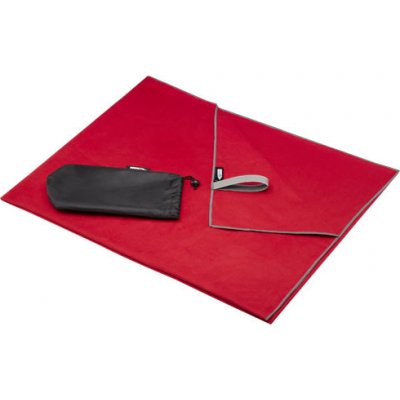 Pieter GRS ultra lehký rychleschnoucí ručník 100 × 180 cm Červená – Zboží Mobilmania