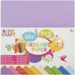 Creative Craft Group Papíry na origami15 x 15 cm 50 ks mix barev a vzorů – Hledejceny.cz