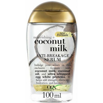 OGX Coconut Milk posilující sérum pro oslabené vlasy 100 ml – Zbozi.Blesk.cz