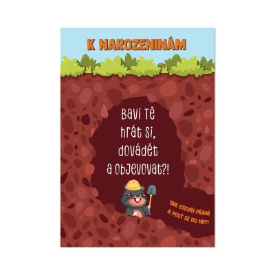 Albi Přání s postřehovou hrou - Narozeniny – Zboží Dáma