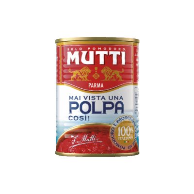 Mutti polpa di pomodora, rajčata krájená 400 g