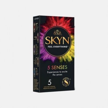 Kondomy Skyn 5 Senses Bezlatex 5 ks