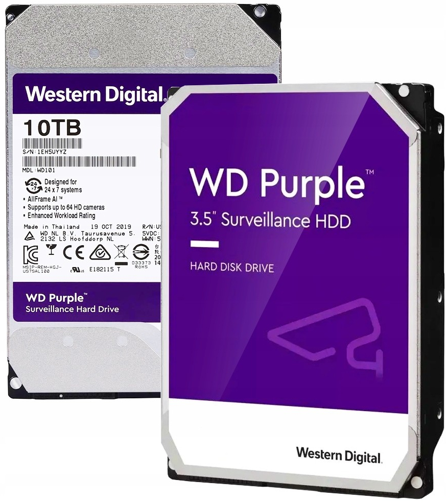 WD Purple Pro 10TB, WD101PURP