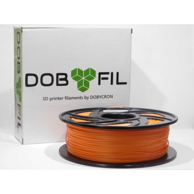 Dobycron DOBYFIL filament, PLA+, 1,75mm, 1kg, oranžová (A12017)