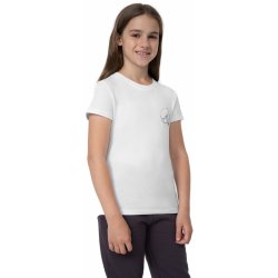 4F-TSHIRT F390-10S dívčí tričko s krátkým rukávem white