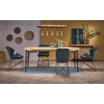 HALMAR Rozkládací jídelní stůl INFERNO dub přírodní/černý – Zboží Dáma