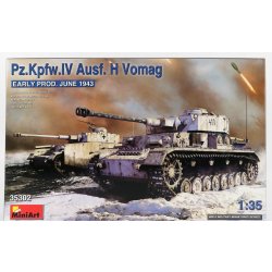 MiniArt Pz.Kpfw.IV Ausf. H VomagJune 1943 5x camo 35302 1:35