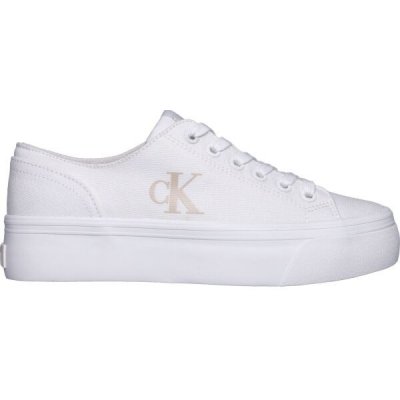 Calvin Klein VULC FLATFORM LOW CV MG bílá – Zbozi.Blesk.cz