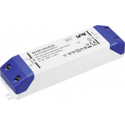 Self Electronics SLT30-48VLG-ES LED driver konstantní napětí 30 W 0 A - 625 mA 48 V/DC bez možnosti stmívání, montáž na – Hledejceny.cz