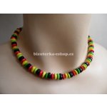 Bizuterka-eshop.cz korále na krk dřevěné rasta barevné BZ-06557 – Zboží Dáma