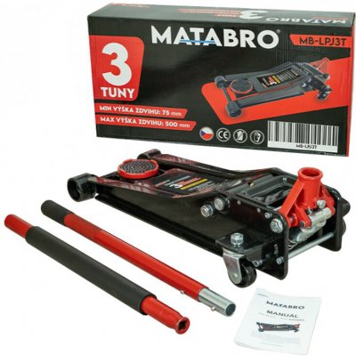 Matabro MB-LPJ3T Nízkoprofilový hydraulický zvedák s pojezdem 3 t | Zboží Auto