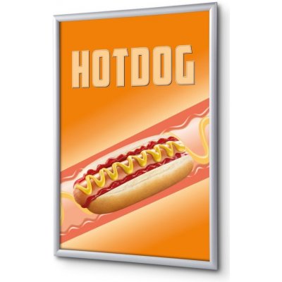Jansen Display Set klaprámu A1, Hot Dog, anglicky, 625 x 872 mm – Sleviste.cz