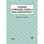 Baloušek Tisk ET210 Záznam o provozu vozidla nákladní dopravy stazka – Zboží Dáma