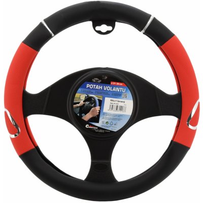Compass Univerzální potah volantu Rally 37 - 39 cm černo / modrý - – Zboží Mobilmania