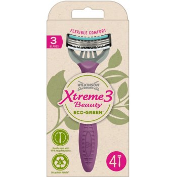 Wilkinson Sword Xtreme 3 Beauty Eco Green 4 ks