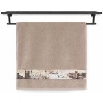 Veba NORA ručník tisk Hradec Králové nugátová 50 x 100 cm – Sleviste.cz