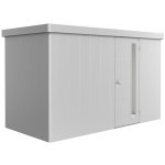 Biohort Neo 4A 180 x 348 stříbrný s jednokřídlými dveřmi – Hledejceny.cz