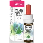 Liftea 5% CBD konopný olej 10 ml – Zboží Mobilmania