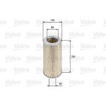 Vzduchový filtr VALEO 585680 – Hledejceny.cz
