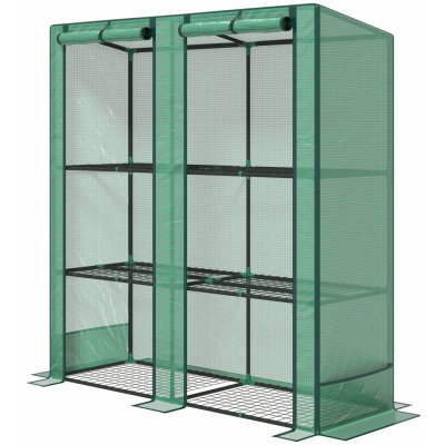 Outsunny 144 x 48 x 152 cm zelený – Zboží Dáma