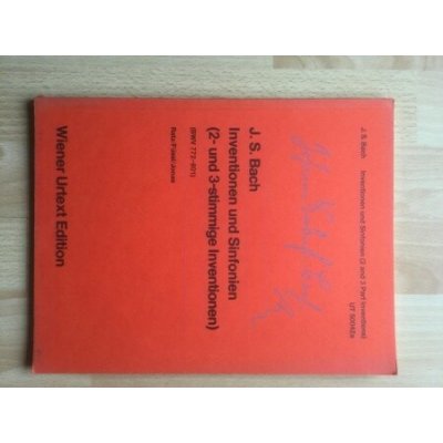 INVENTIONS & SYMPHONIES BWV 772801 TWO & BACH JOHANN SEBASTI – Zboží Mobilmania