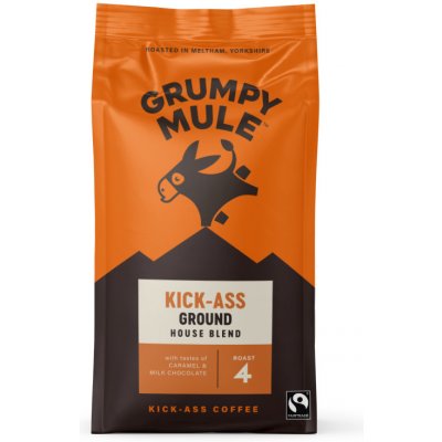 Grumpy Mule Kick Ass House mletá káva Arabica 200 g – Hledejceny.cz